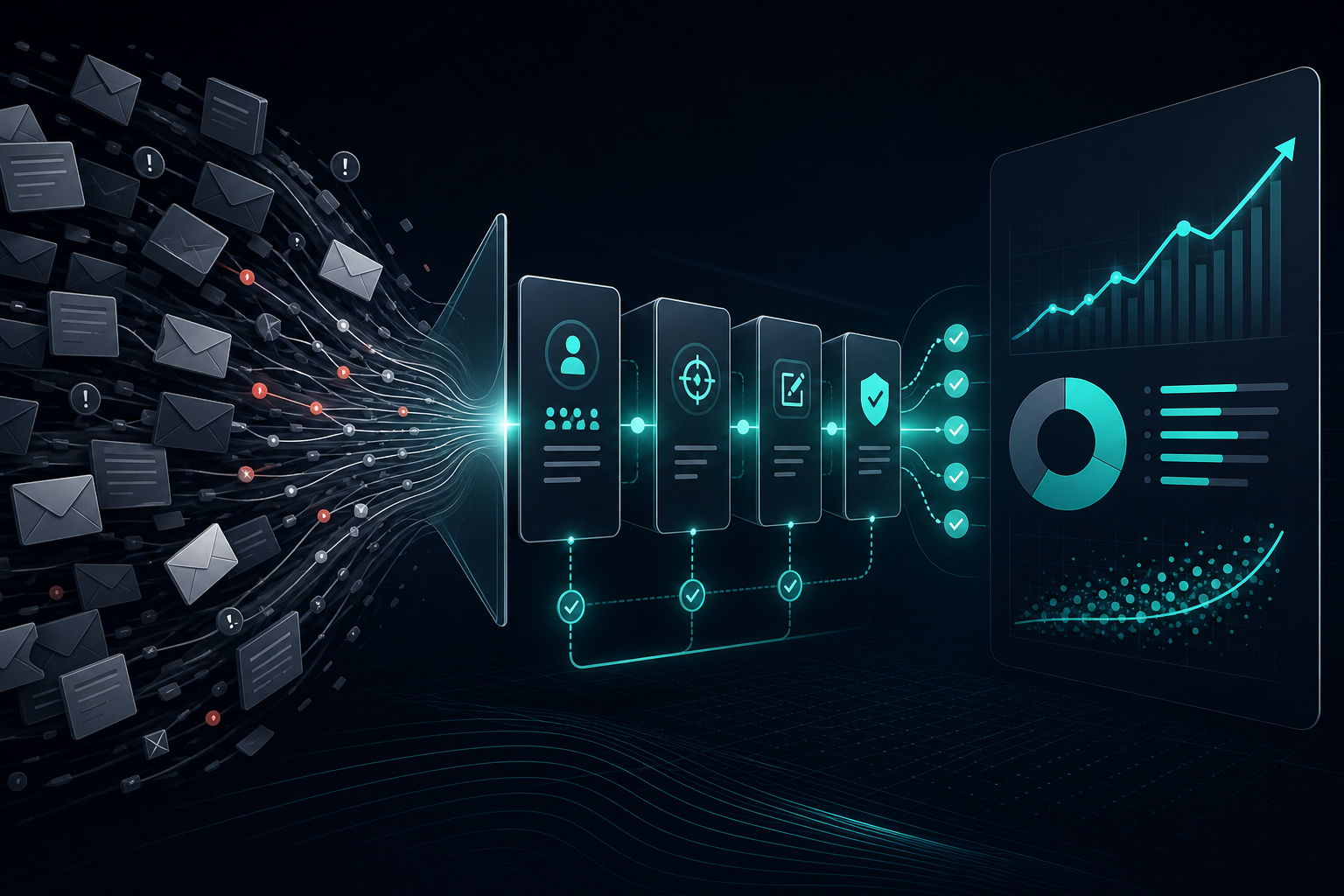 ai cold email tool feature image showing AmroGen AI sales workflow and SEO comparison insight